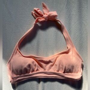 Xhilaration peach terry cloth swim top size small